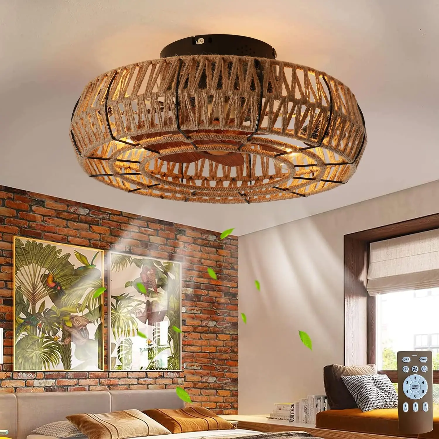 Presenting a uniform white finish, this round fan light, model FN0006, features a slightly domed central diffuser that projects light broadly. Its integrated fan provides effective air movement, making this fixture suitable for diverse residential and commercial spaces.