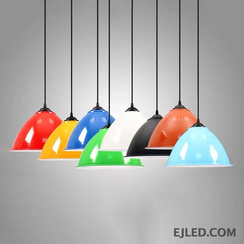 This barn pendant light, model MK0004, features a broad, shallow steel dome shade with a distinctive wavy rim. Its matte white finish covers both exterior and interior, suspended by a white cable and canopy. - view 3