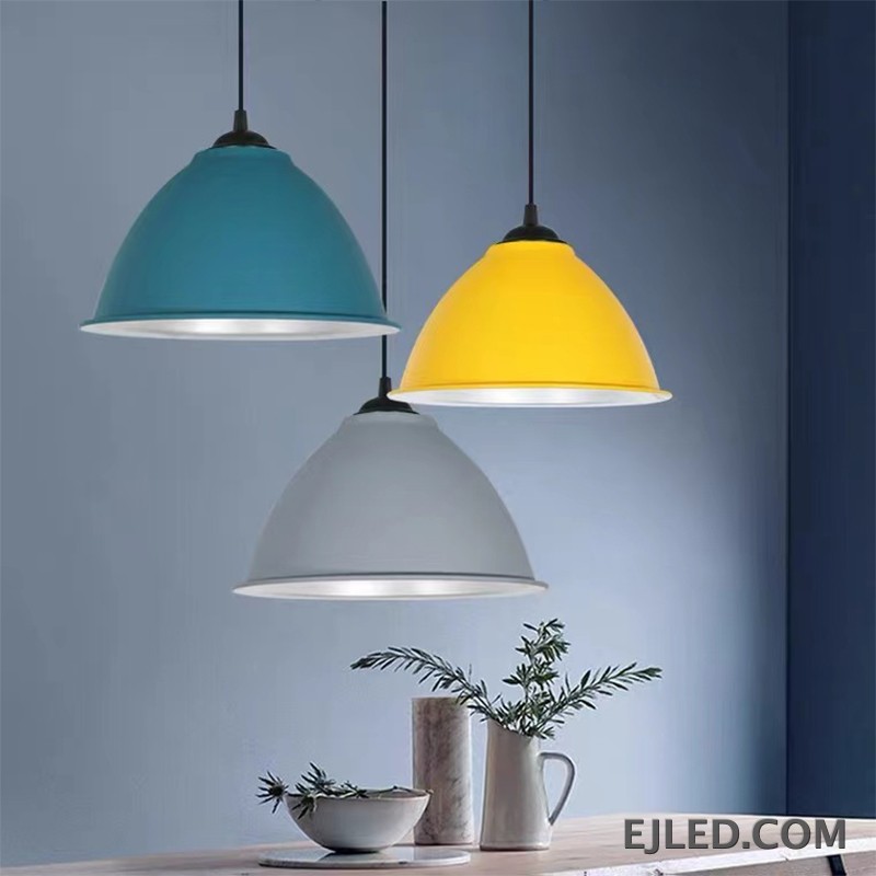 This barn pendant light, model MK0004, features a broad, shallow steel dome shade with a distinctive wavy rim. Its matte white finish covers both exterior and interior, suspended by a white cable and canopy. - view 5