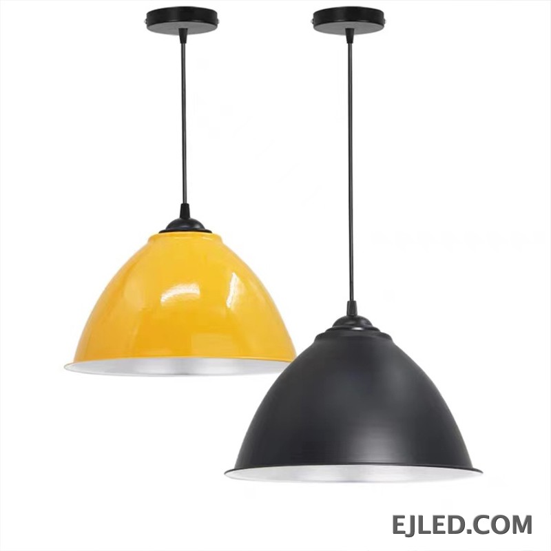 This barn pendant light, model MK0004, features a broad, shallow steel dome shade with a distinctive wavy rim. Its matte white finish covers both exterior and interior, suspended by a white cable and canopy. - view 6