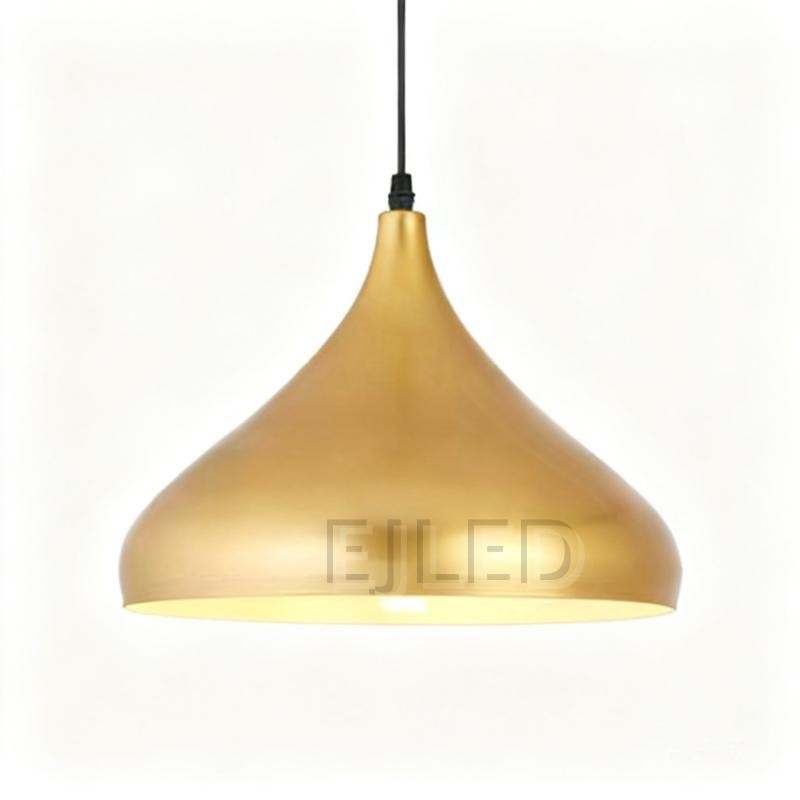 This black steel pendant lamp features a distinct metal dome shape and hangs by a matching black cord from a round ceiling canopy. - view 3