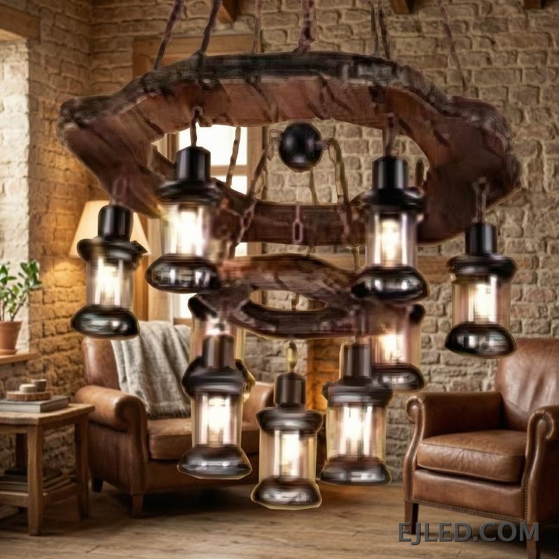 Una lámpara colgante cilíndrica de madera, la WD0002 presenta una base cerrada con un difusor para proporcionar una iluminación suave y uniforme. Suspendida por un cordón, su acabado de madera natural añade calidez a la iluminación cenital. - view 3